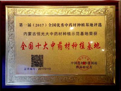 全國(guó)十大中藥材種植基地
